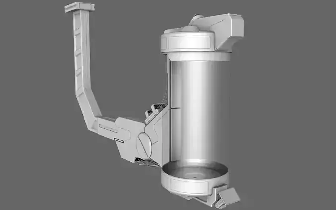 Sci Fi Lab Pod Tank 3D model