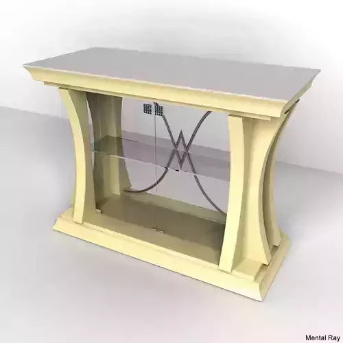 Bar Desk 3D model