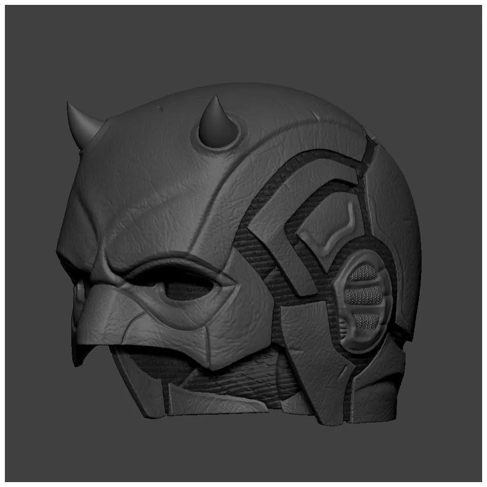 Daredevil Mask - Marvel Cosplay Helmet - Halloween Costume 3D print model_0