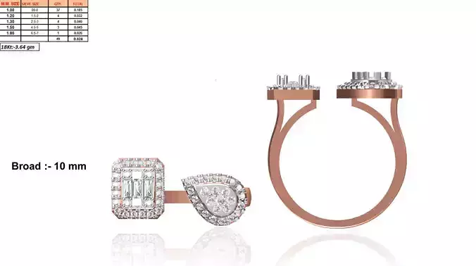 Halo Rose Gold Ring With Diamonds 1