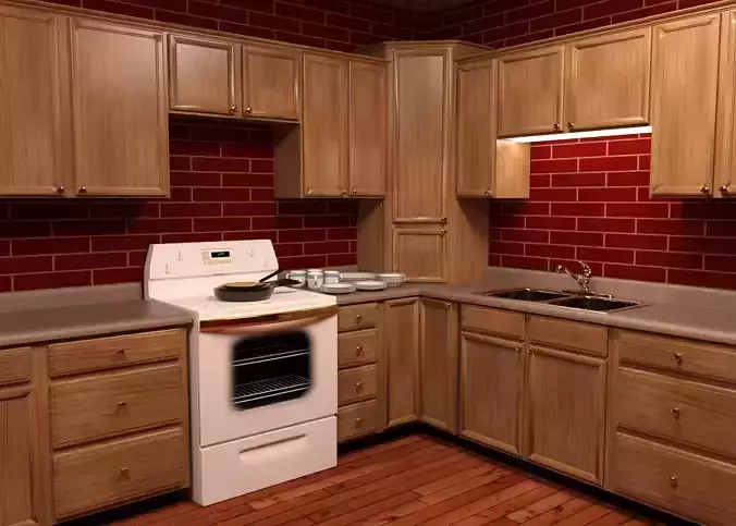 Kitchen Cabinets 3D model