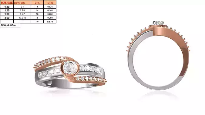 Engagement Ring With Diamonds 242