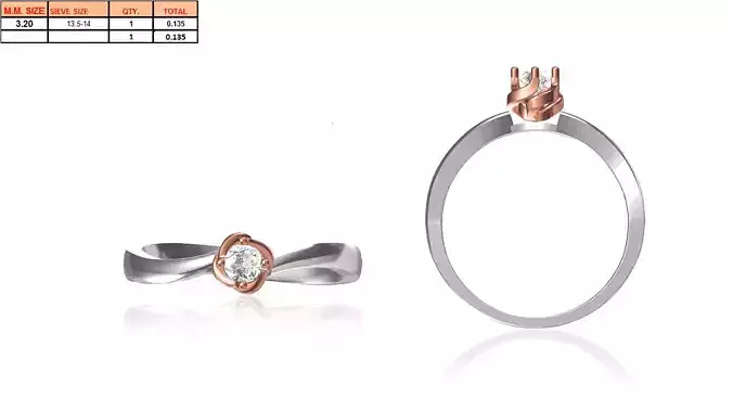 Engagement Ring With Diamonds 243