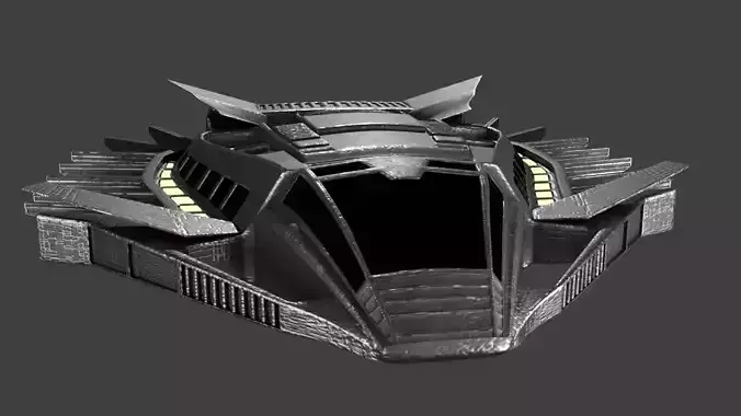 Royal talon fighter-black panthers ship 3D model