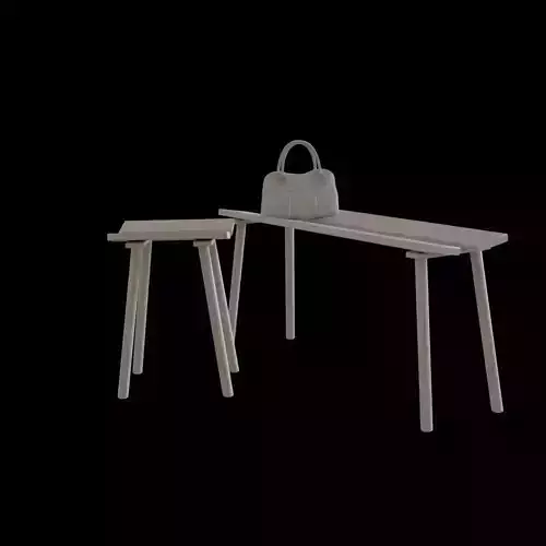 ypperlig bench and stool