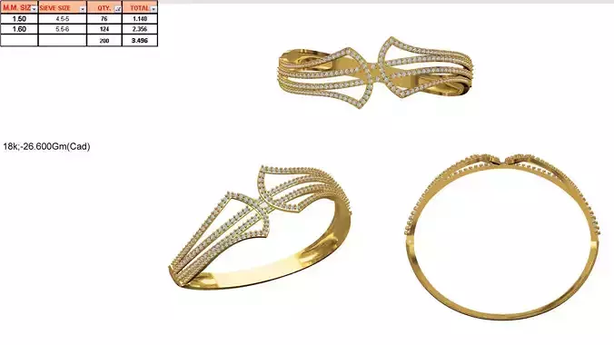 Swirl Gold Ring With Diamonds 86