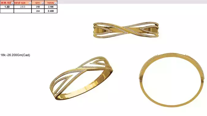 Gold Petal Ring With Diamonds 4