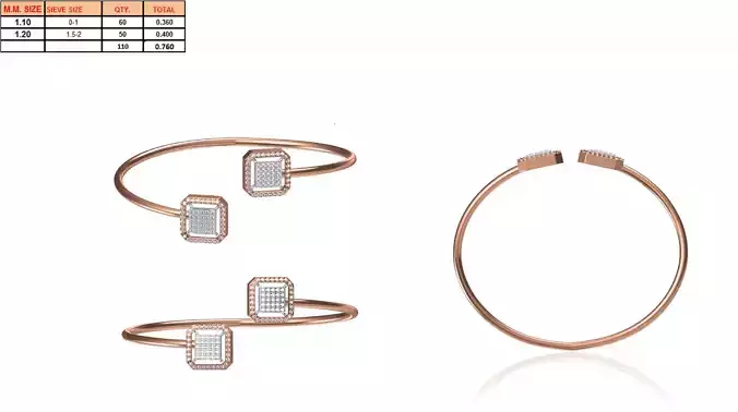 Octagon Shaped Thin Rose Gold Ring