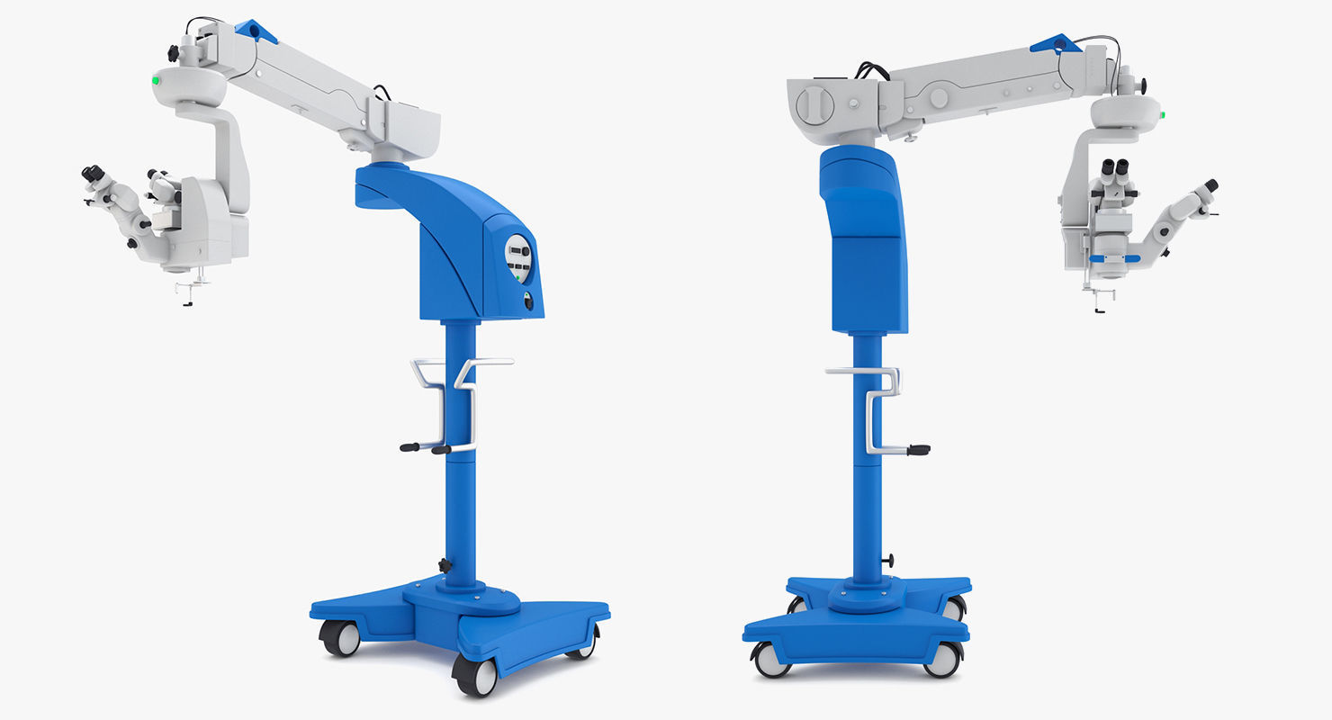 Medical - Large Microscope 3D model_2