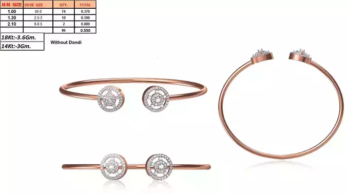 Round Thin Rose Gold Ring