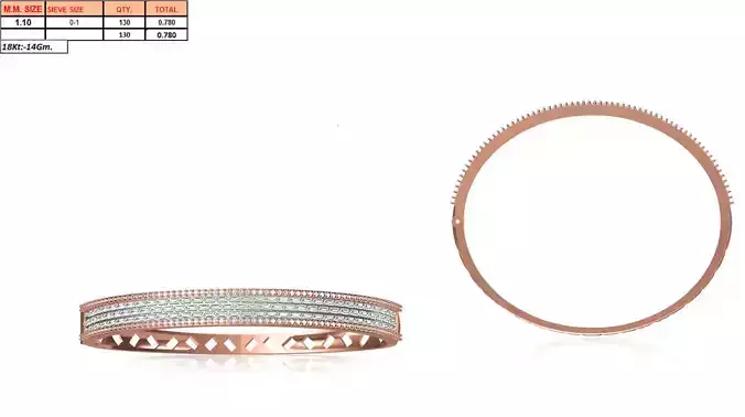 Rose Gold Engagement Ring With Diamonds 77