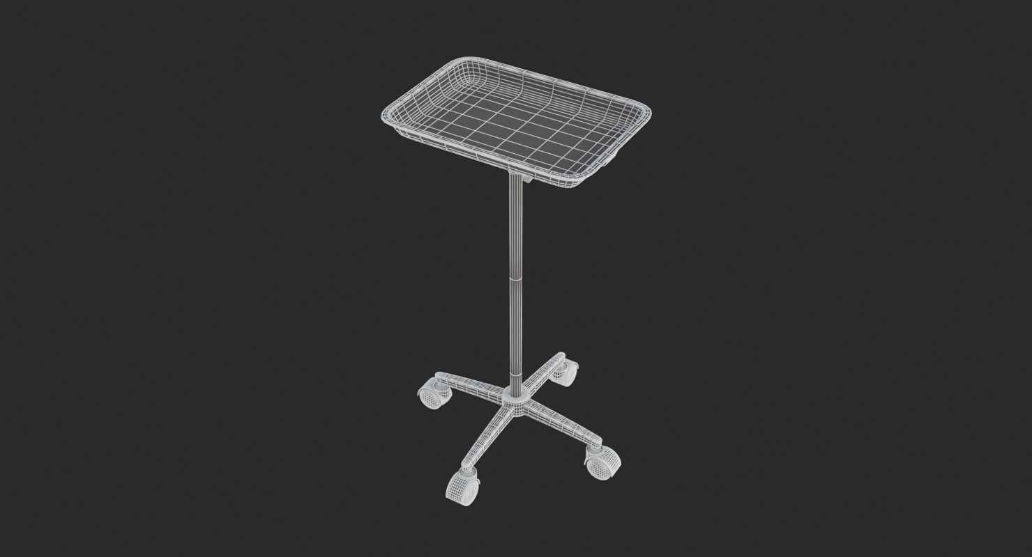 Medical - Mayo Stand  3D model_7