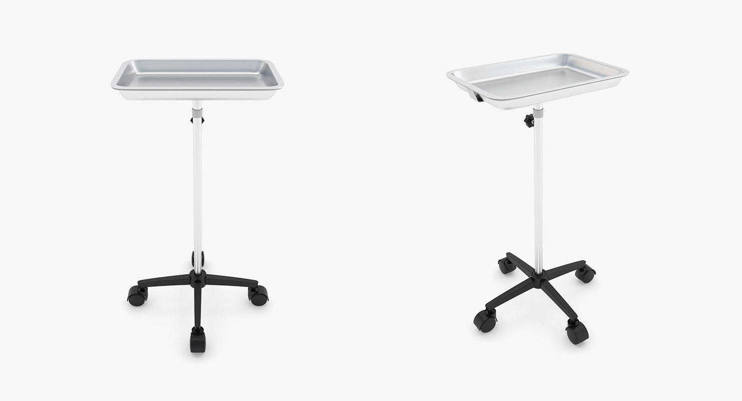 Medical - Mayo Stand  3D model_3