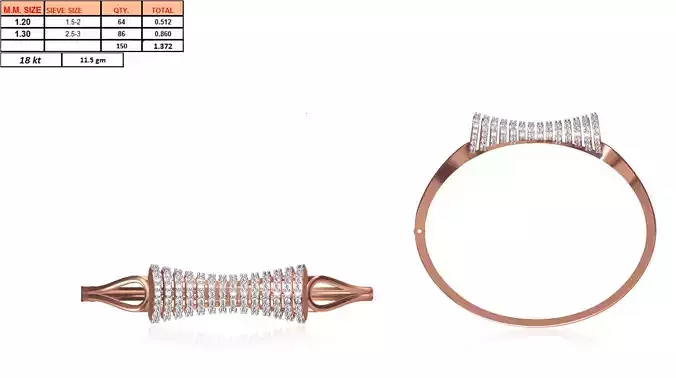 Rose Gold Engagement Ring With Diamonds 80