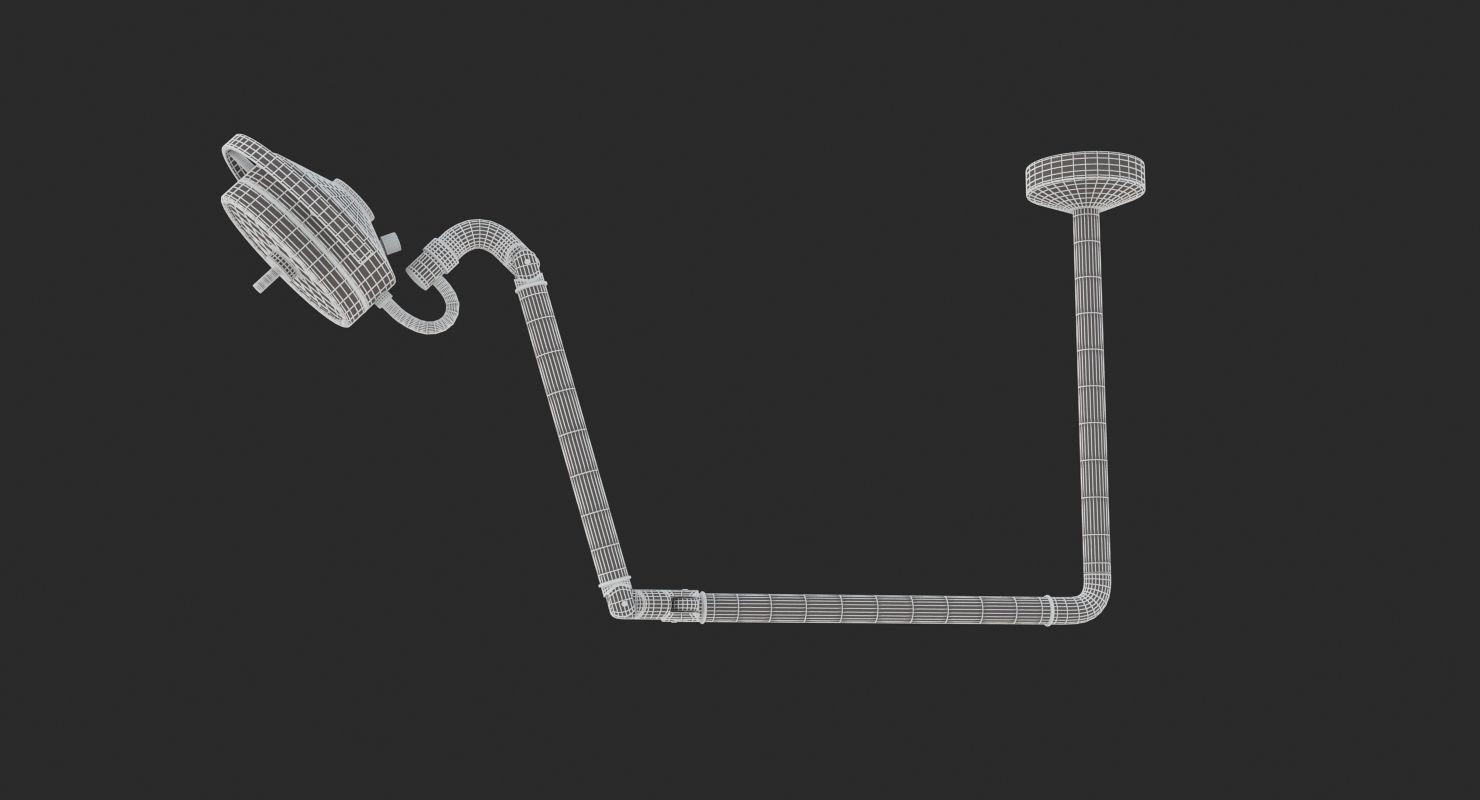 Medical - Surgical Light 3D model_10