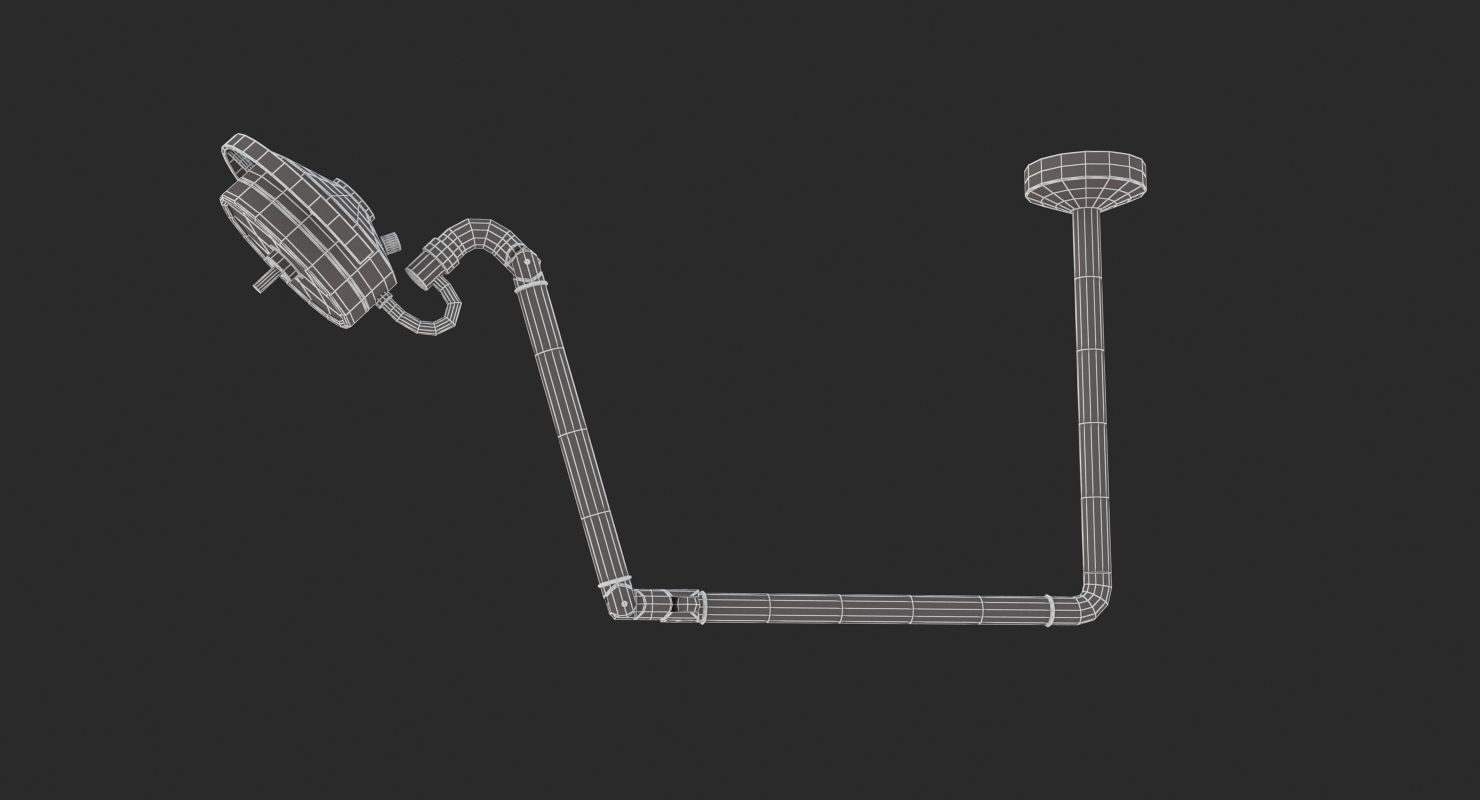 Medical - Surgical Light 3D model_9