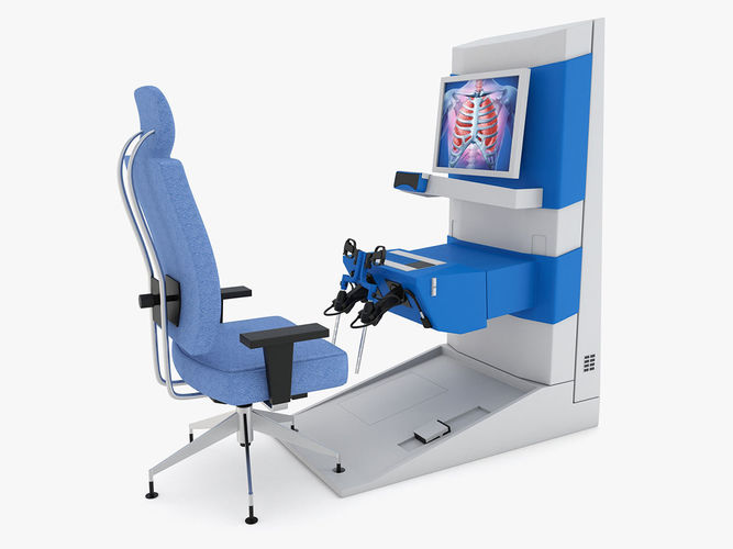 Medical - Surgical Robot Control Panel  3D model