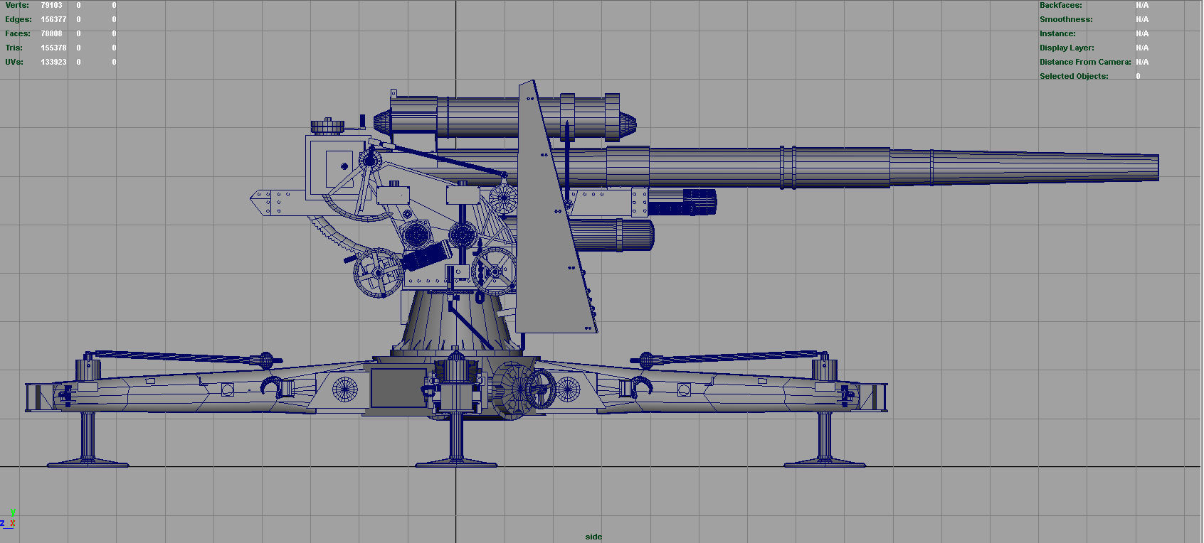 GERMAN FLAK 36 88MM 3D model_12