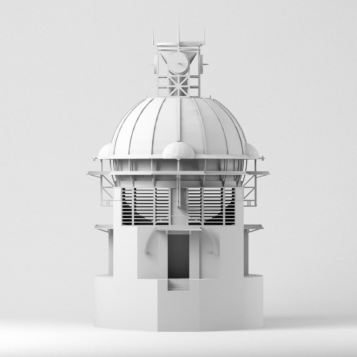 Epicyclarium - Fantasy Building - Lebbeus Woods 3D model_1