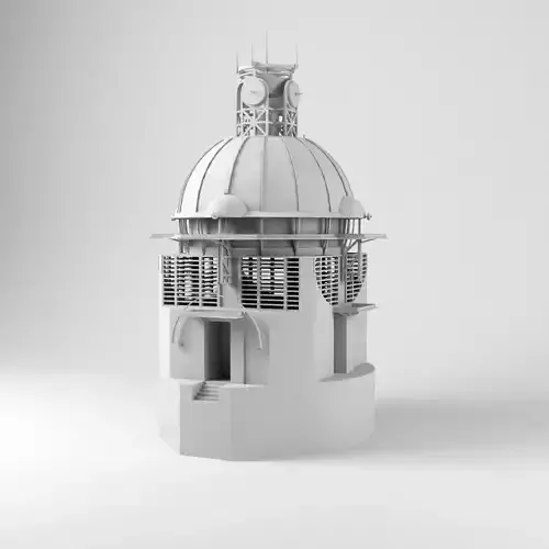 Epicyclarium - Fantasy Building - Lebbeus Woods 3D model