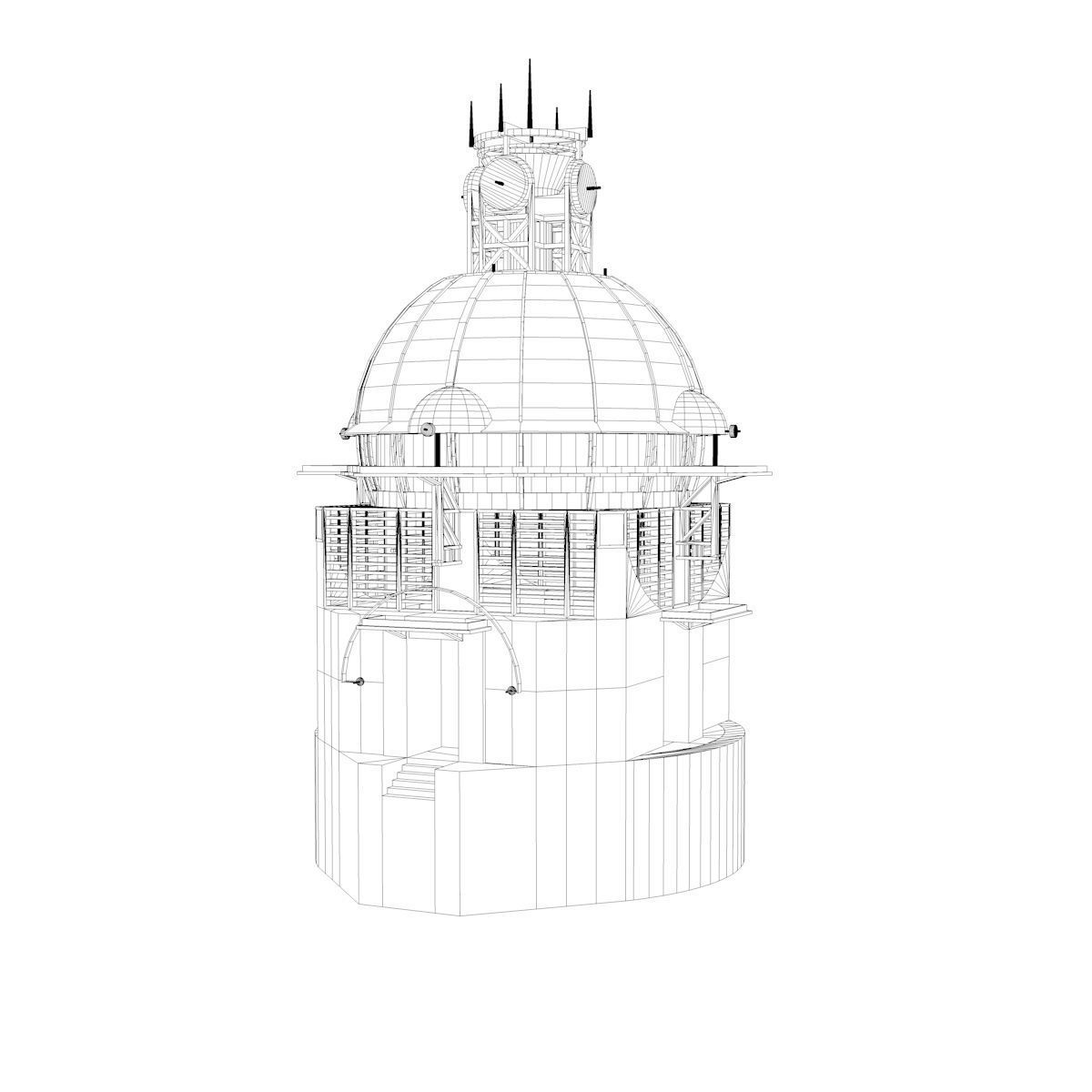 Epicyclarium - Fantasy Building - Lebbeus Woods 3D model_7