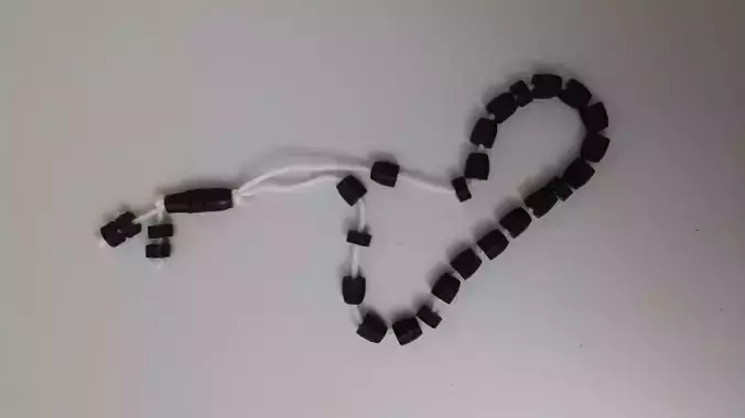 kompoloi beaded rosary 3D print model