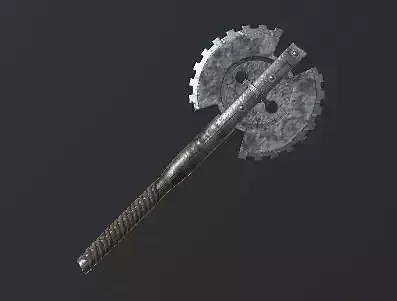 wasteland style battle axe