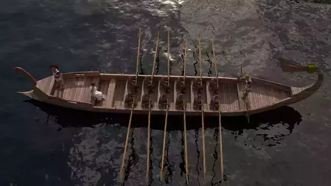 Rome Boat 3D model