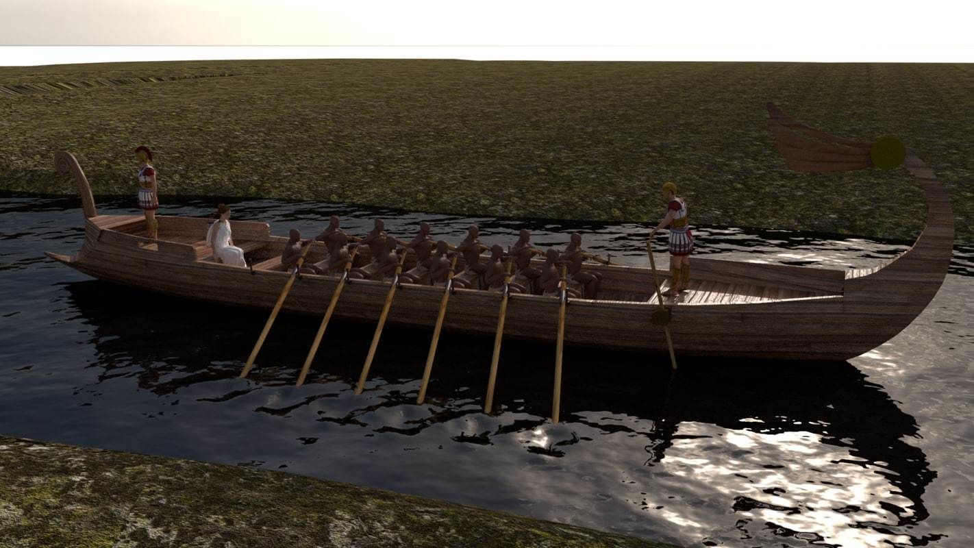 Rome Boat 3D model_3