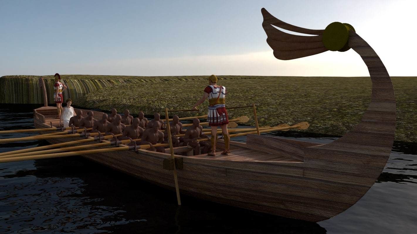 Rome Boat 3D model_4