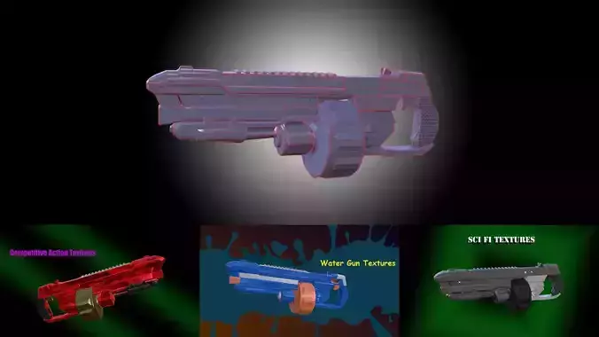 X Weapon competitive action textures