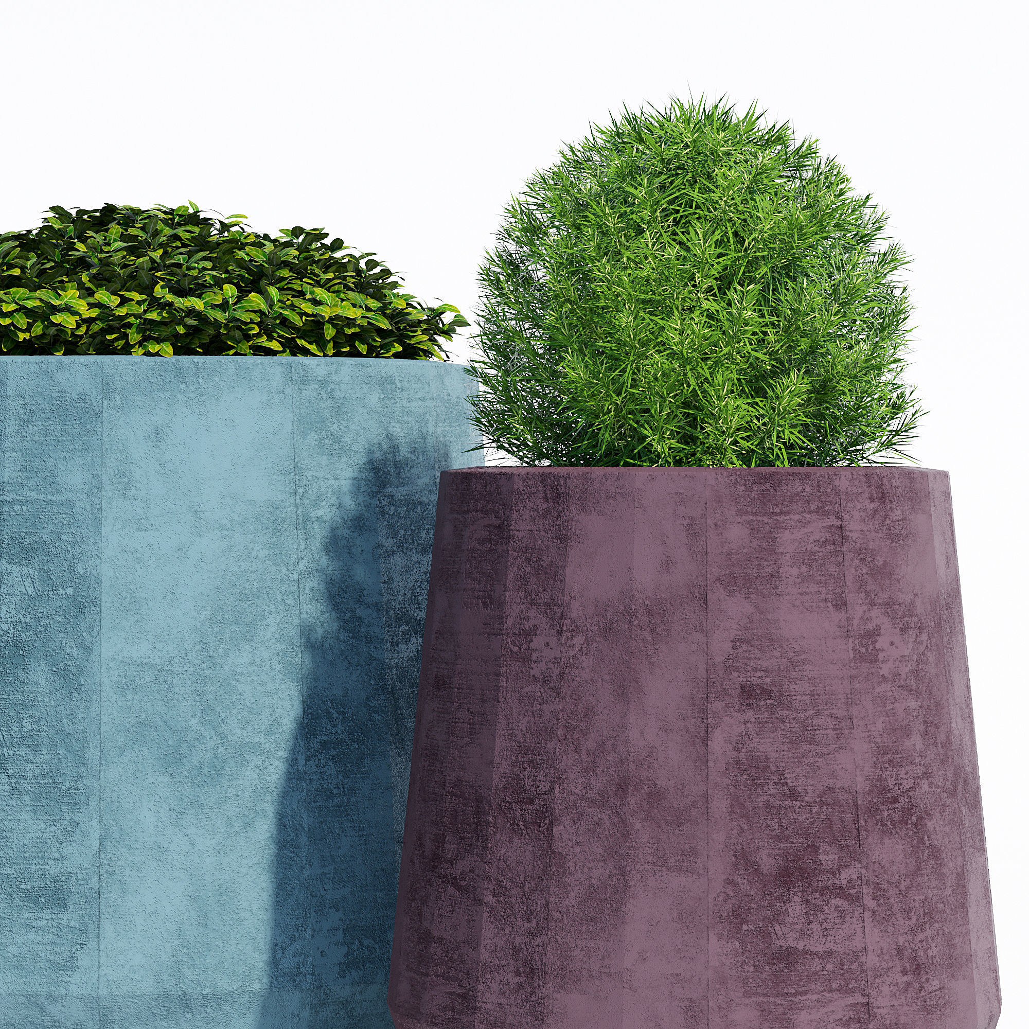 Cirque plant pots 3D model_5