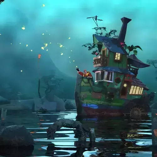 Lighthouse and Fireflies