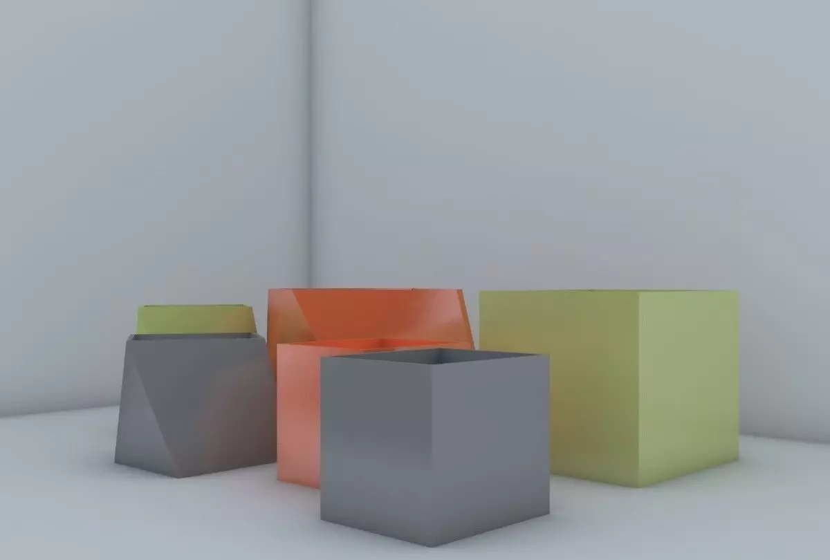 Minimalist Vase  3D model_0