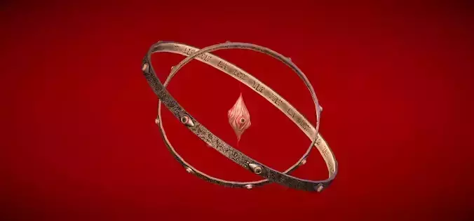 Ezekiels wheel Low-poly 3D model