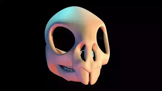 Stylised Rabbit Skull