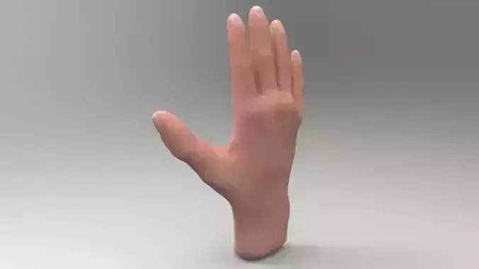 3d Hand for characters 