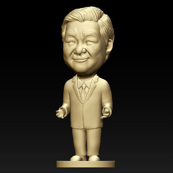 Xi Jinping 3D print model_3