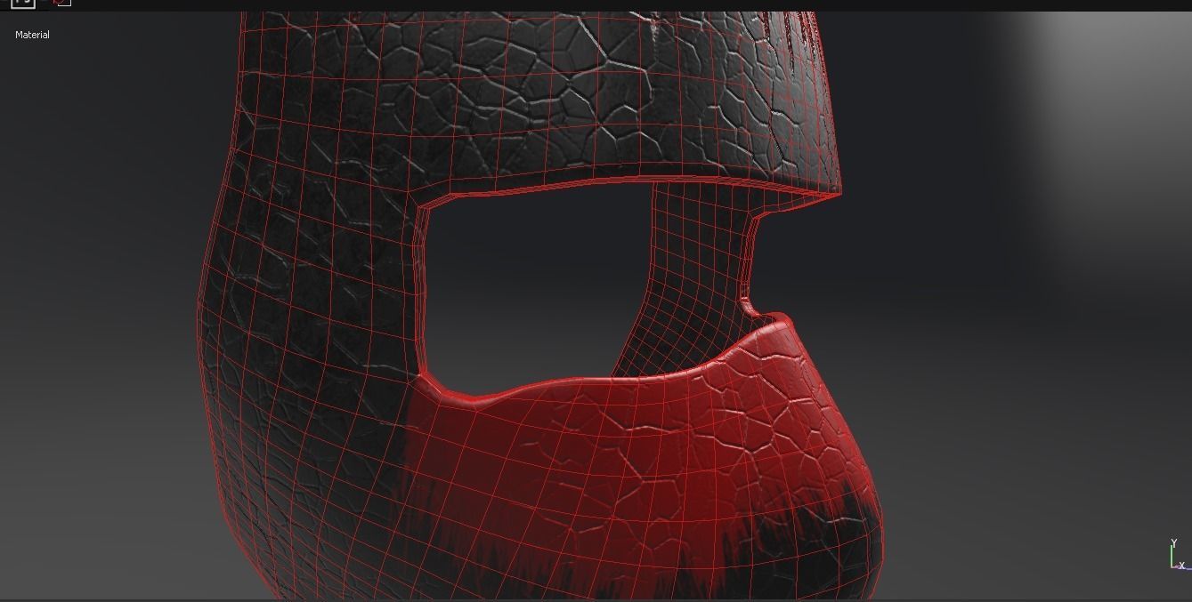 Mask Killer   2K  PBR Textures Low-poly 3D model_3