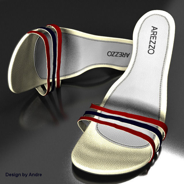 Woman Shoes Arezzo 3D model_2