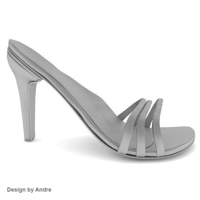 Woman Shoes Arezzo 3D model_3