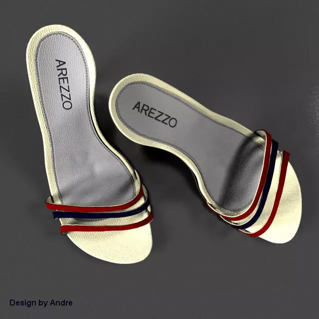 Woman Shoes Arezzo 3D model_0
