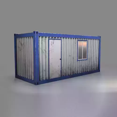 Office Container Low-poly 3D model