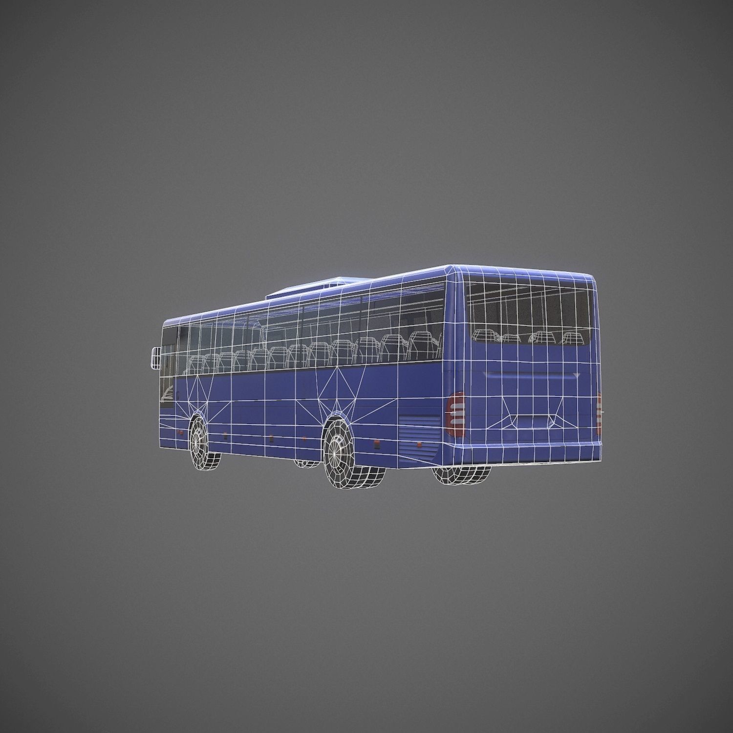 City Bus Game Ready Low-poly 3D model_21