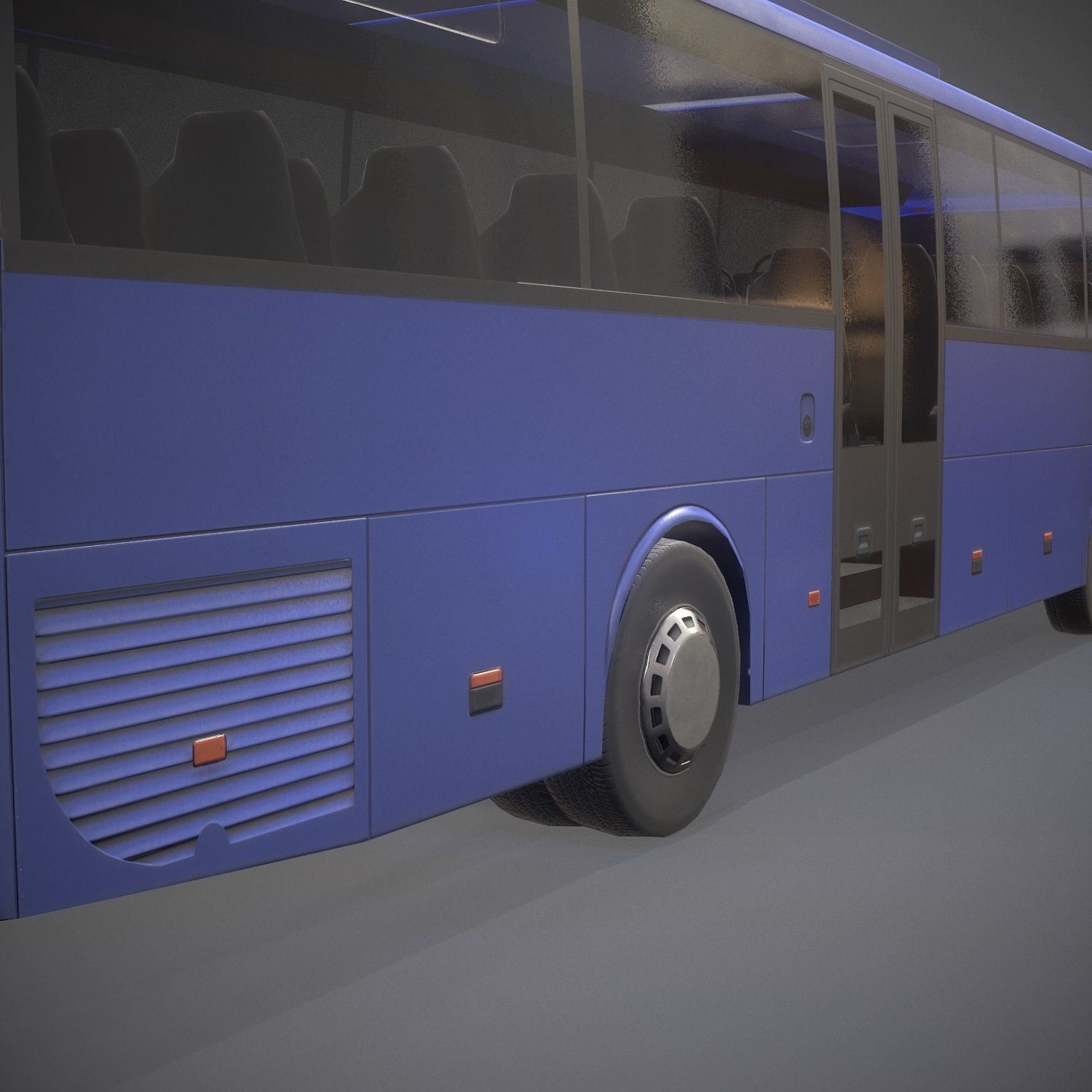 City Bus Game Ready Low-poly 3D model_11