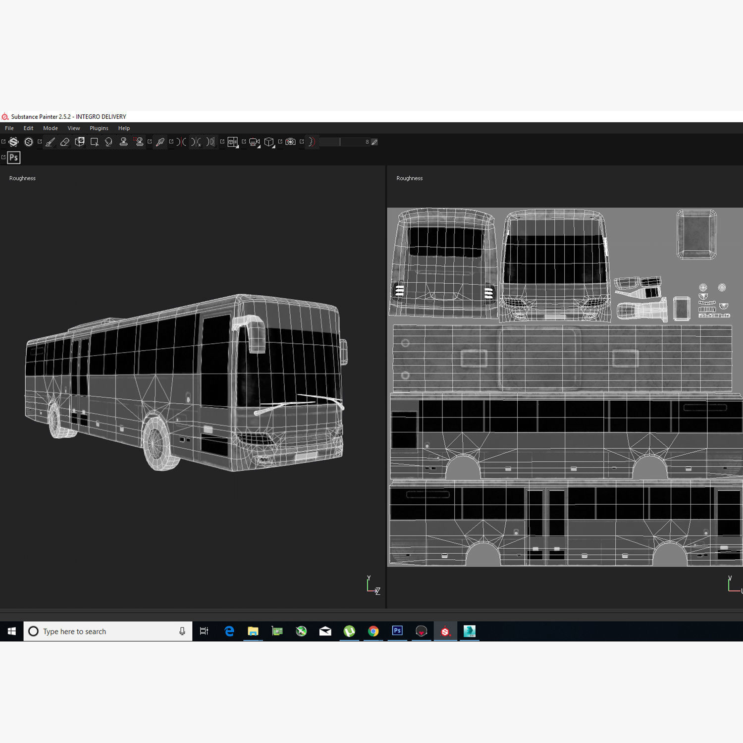 City Bus Game Ready Low-poly 3D model_16