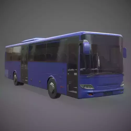 City Bus Game Ready Low-poly 3D model