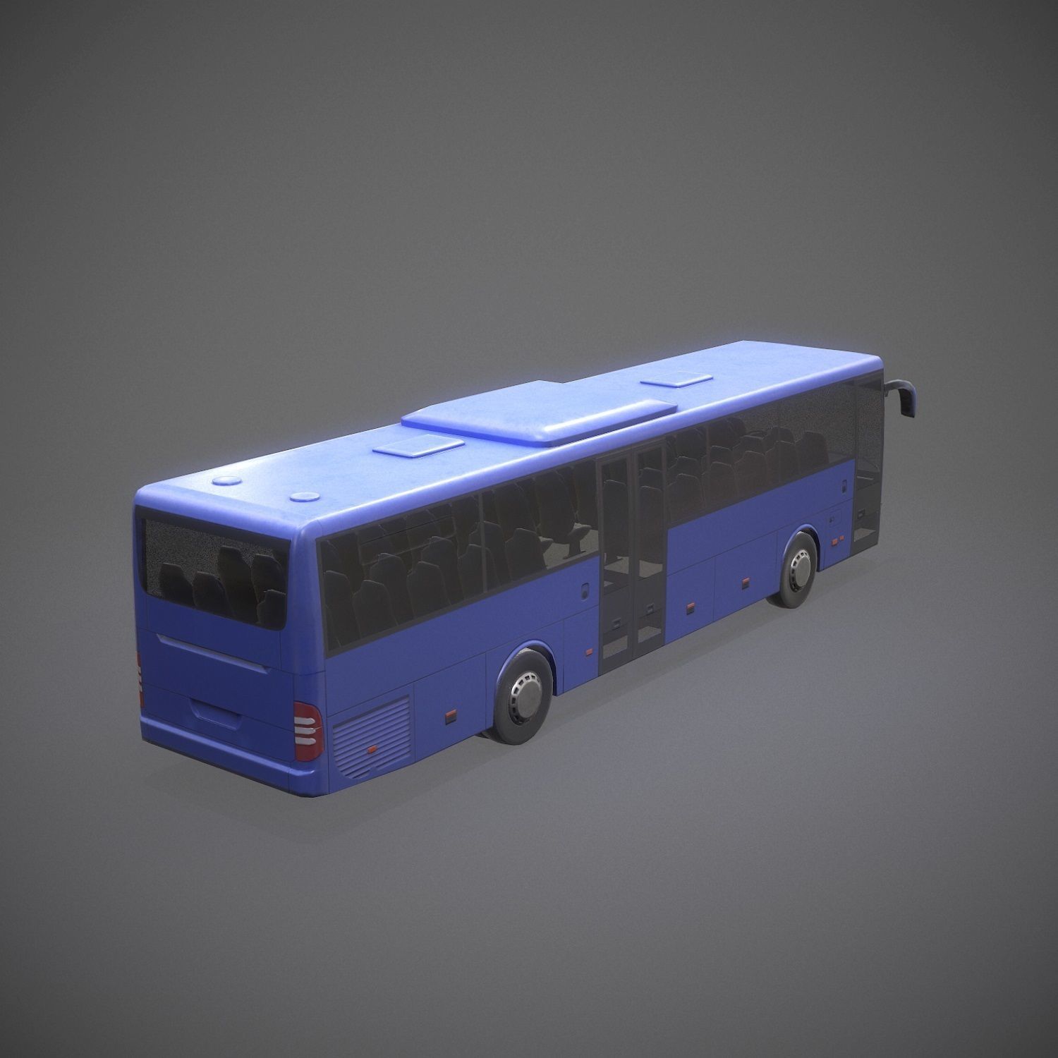 City Bus Game Ready Low-poly 3D model_3