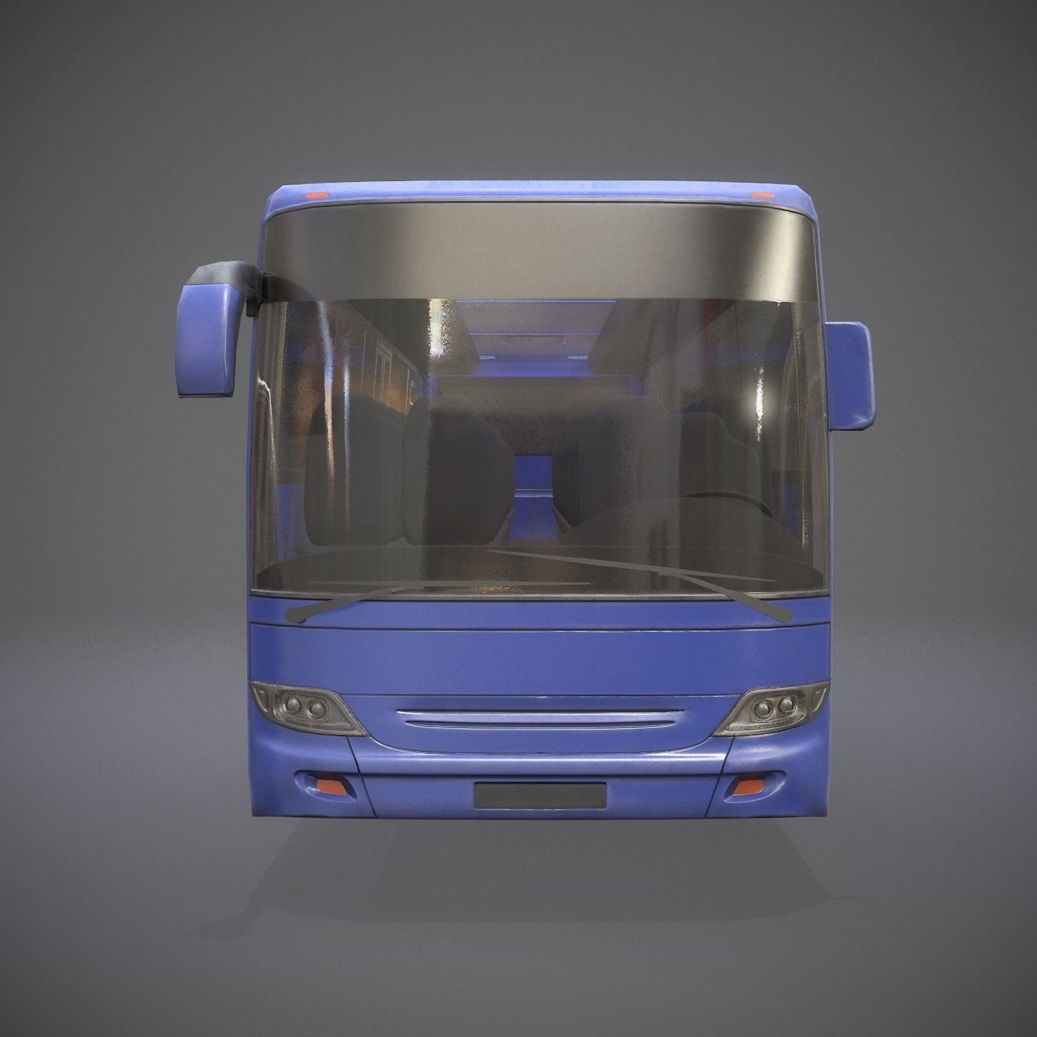 City Bus Game Ready Low-poly 3D model_8