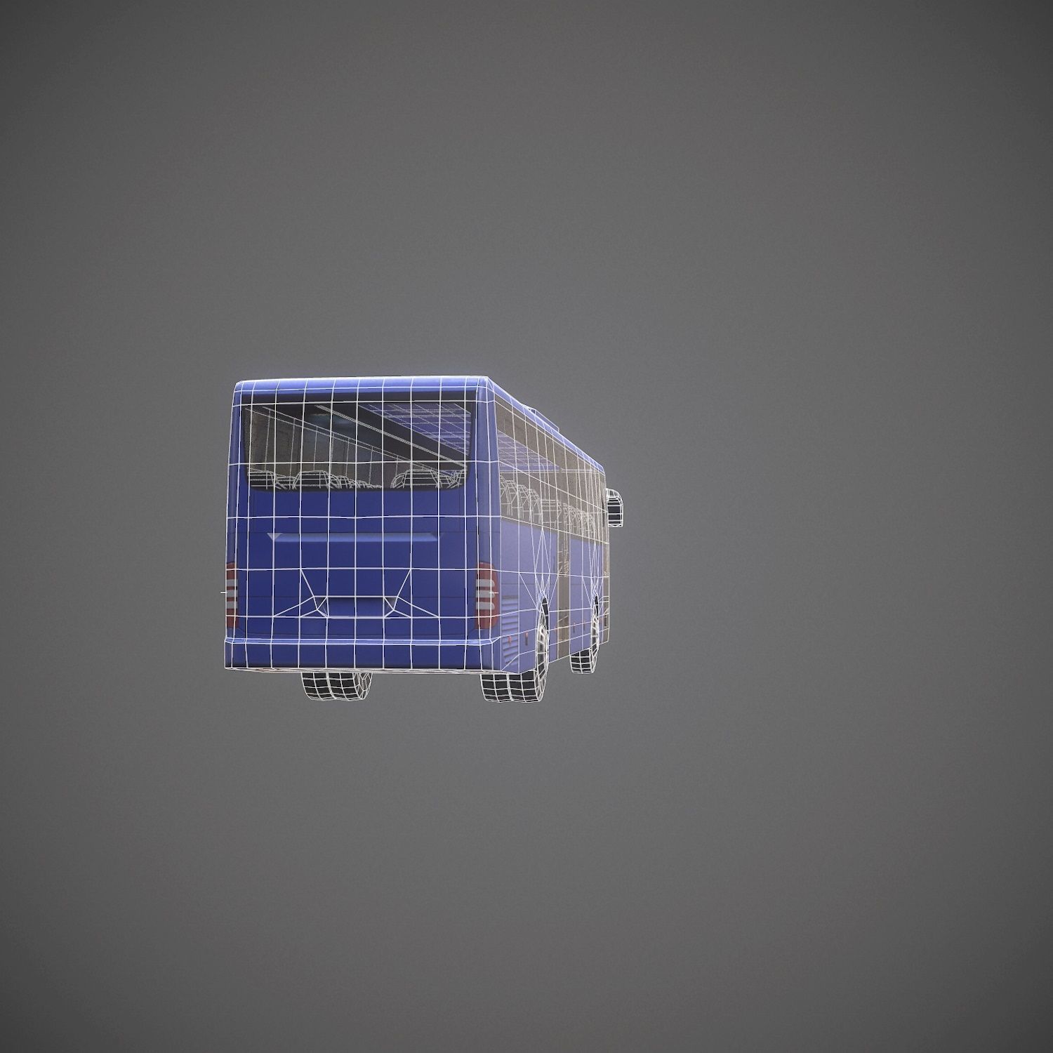 City Bus Game Ready Low-poly 3D model_19